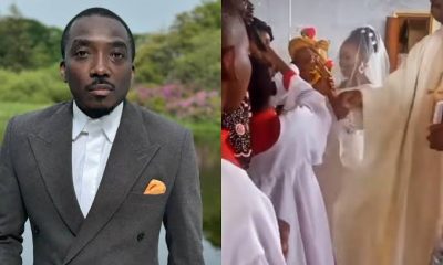 Bovi Ugboma Tackles Catholic Priest For Knocking Altar Boy During Wedding Ceremony [Video]