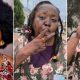Ebele Okaro Dresses As Mad Woman To Celebrate Nigeria's Independence Day
