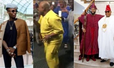 "You Don’t See My Uncle Dancing Online" – Wizkid Shades Davido’s Uncle, Governor Adeleke