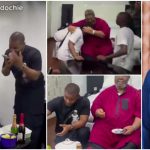 Alex Ekubo Visits Pete Edochie, Calls Yul On Phone To Calm His Father’s Worries [Video]