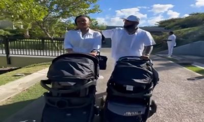 Davido Celebrates His Twin Babies With Wife Chioma On Their First Birthday