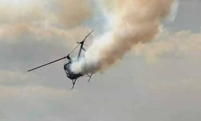 Three Dead As Helicopter Crashes In Port Harcourt