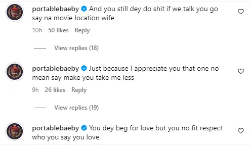 "I'll Soon Impregnate Your Close Friends" - Portable Tells 4th Babymama, Ashabi