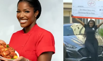 Hilda Baci Show Off Car, N10m And Other Prizes To Be Won At Her Cooking Class [Video]