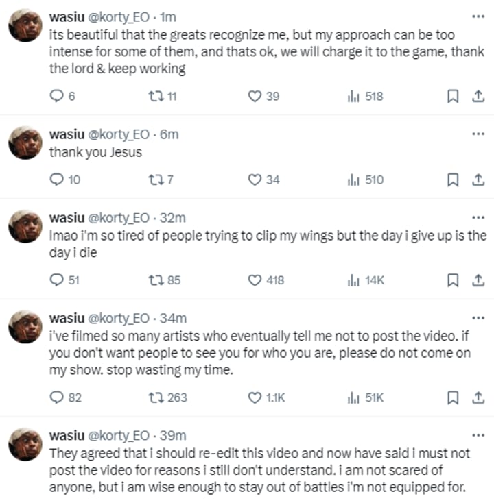 Korty Tackles Davido's Team For Stopping Her From Posting Filmed Interview 2 Korty Tackles Davido's Team For Stopping Her From Posting Filmed Interview