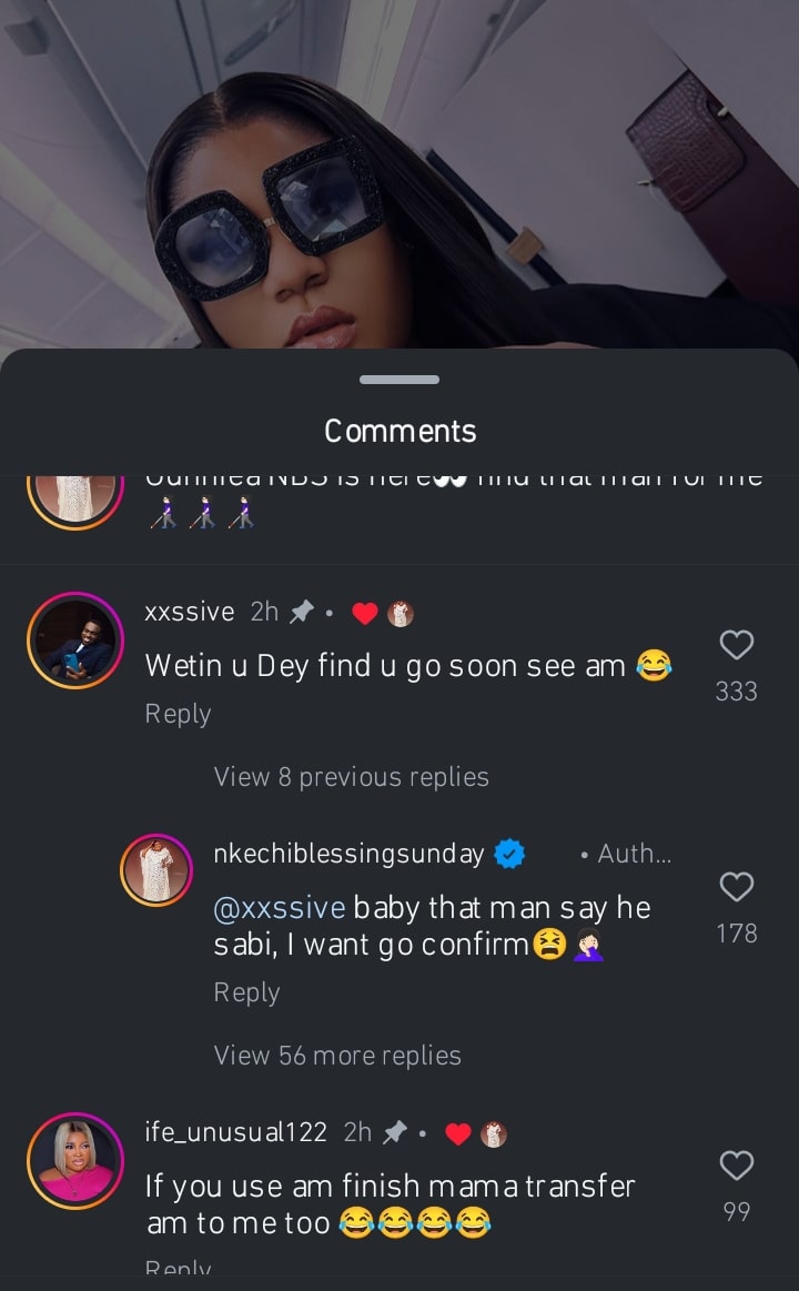 Nkechi Blessing’s Boyfriend Reacts As She Flies To Equatorial Guinea In Search Of Baltasar Engonga