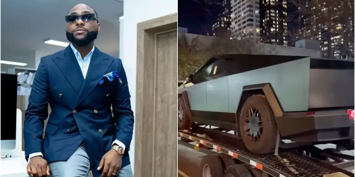 Davido Acquires New Tesla Cybertruck Because 'He Was Bored' [Video]