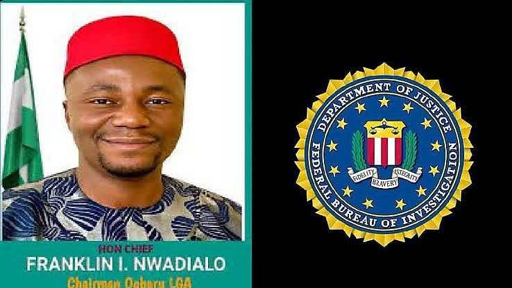 Anambra LG Chairman, Franklin Nwadialo Detained In US Over Alleged Romance Scam