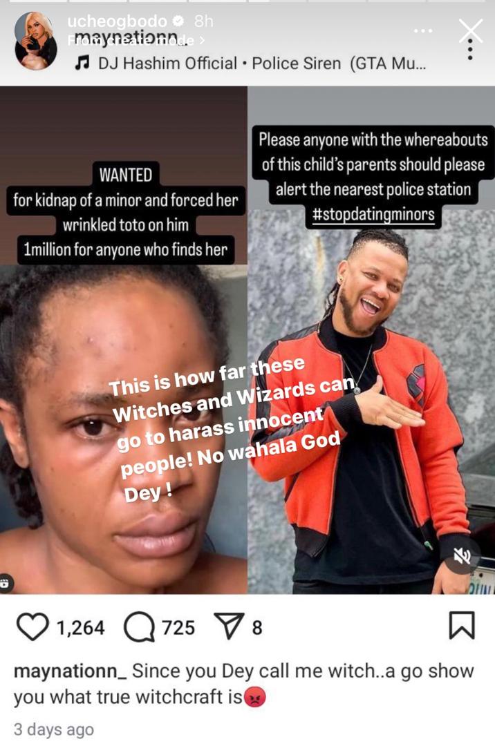 "Your Fans Are Not Dependable, They're From Hell'' - Uche Ogbodo Tackles May Edochie