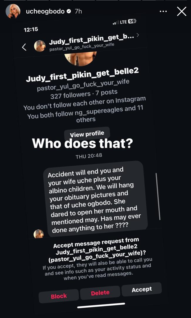 "Your Fans Are Not Dependable, They're From Hell'' - Uche Ogbodo Tackles May Edochie