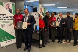 Omoni Oboli Receives Certificate Of Recognition From Mayor Of Brampton In Canada [Video]