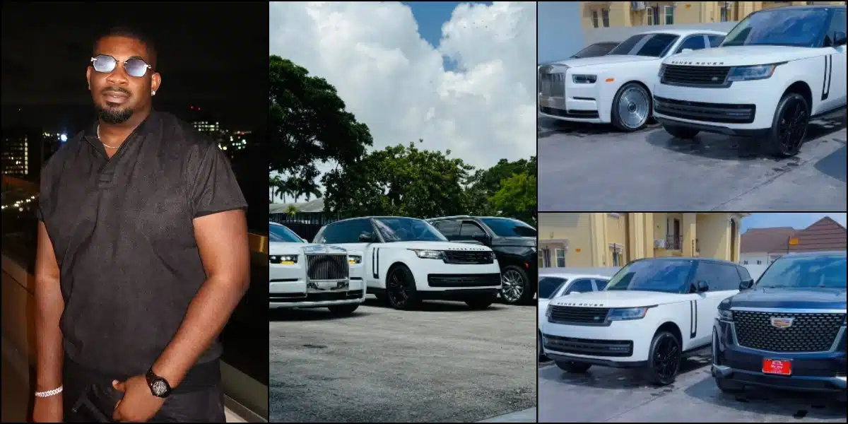 Don Jazzy Show Off His 3 Newly Acquired Luxurious Cars [Video]