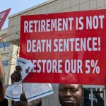 Chevron Pensioners Stage Protest In Lagos Over Unresolved Grievances [Photos]