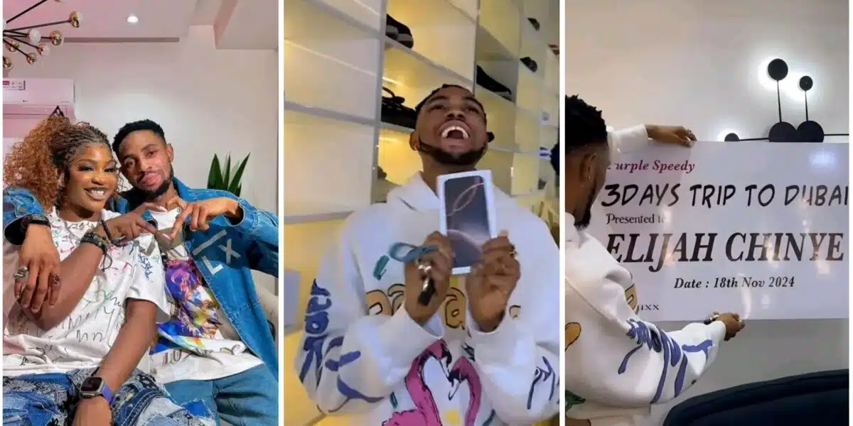 Purple Speedy Gifts Her Boyfriend An iPhone 16, Dubai Trip For His Birthday