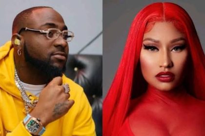 Davido Reacts As Nicki Minaj Thanks Him For Collaborating With Her On New Song "If It's Okay"