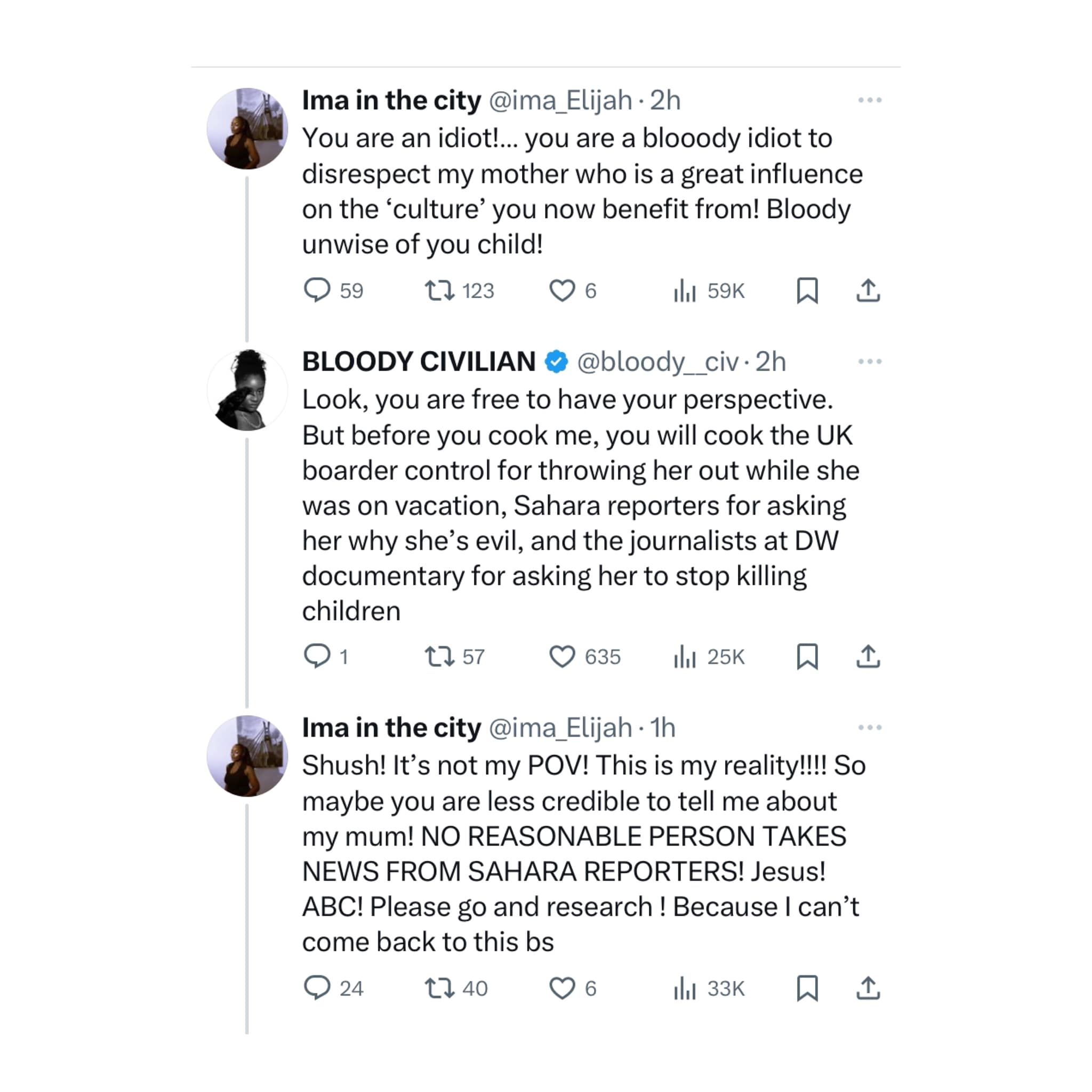 "Your Mum Made People Burn Their Children Alive" - Bloody Civilian Clashes With Pastor Helen Ukpabio's Daughter