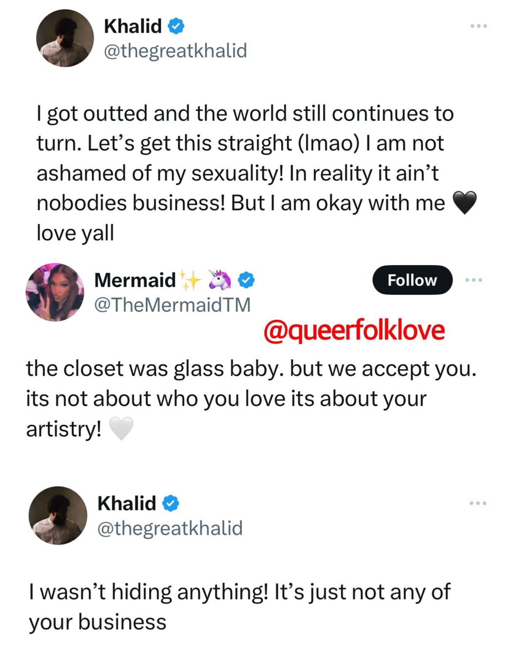 "I'm Not Ashamed Of My Sexuality" - Khalid Comes Out As Gay 3 "I'm Not Ashamed Of My Sexuality" - Khalid Comes Out As Gay
