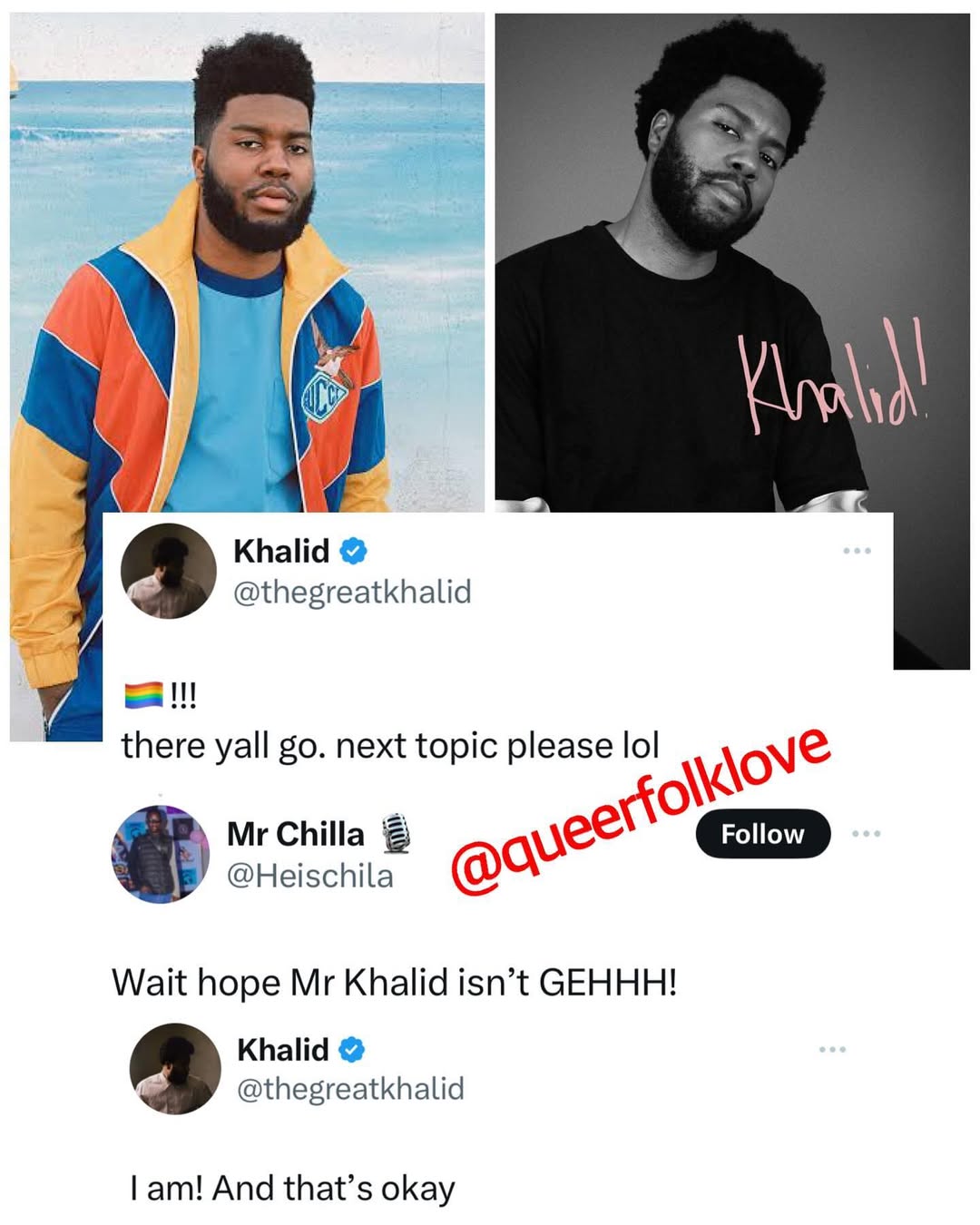 "I'm Not Ashamed Of My Sexuality" - Khalid Comes Out As Gay 2 "I'm Not Ashamed Of My Sexuality" - Khalid Comes Out As Gay