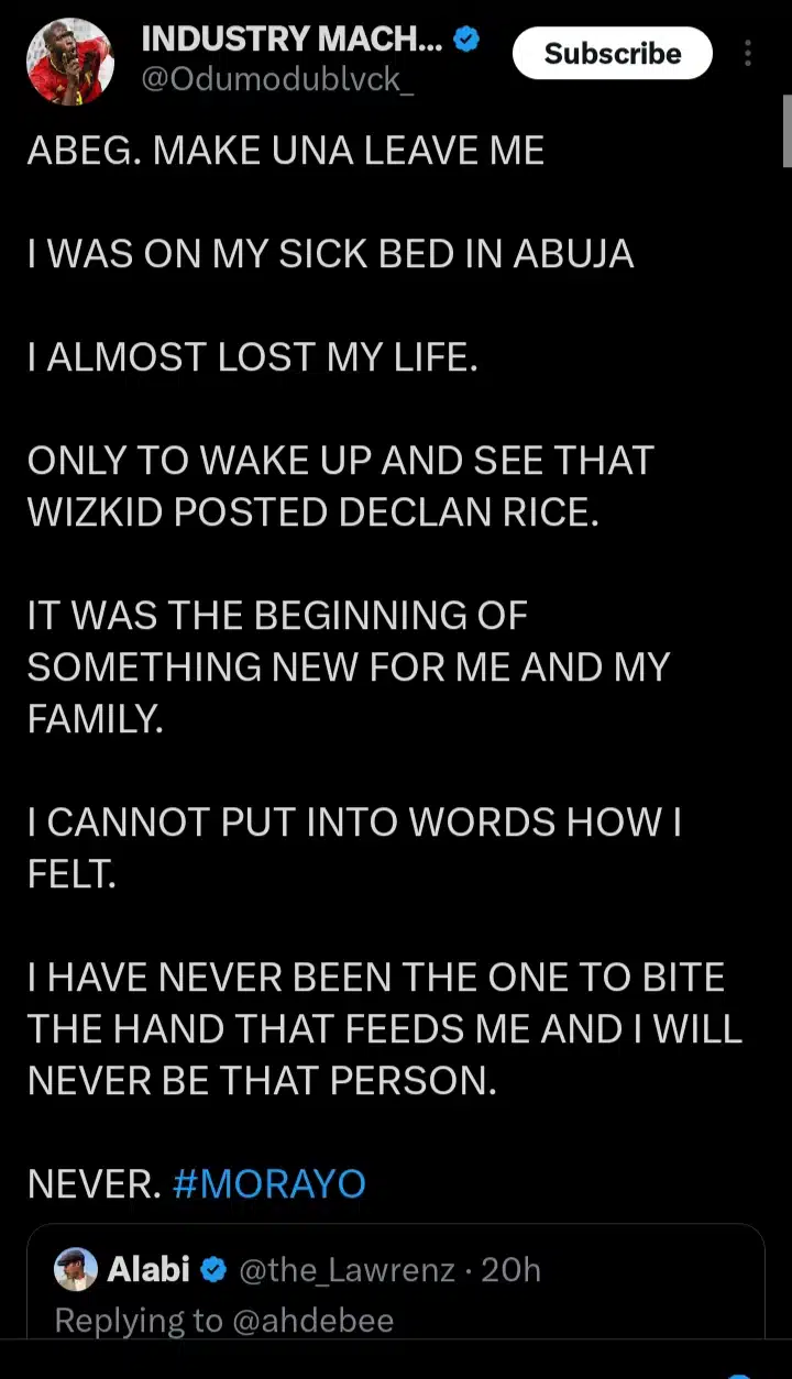 Why I Won't Involve Myself In Wizkid And Davido's Feud - Odumodublvck 