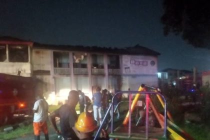 Fire Razes Radio Nigeria Office In Lagos [Video]