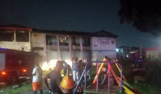 Fire Razes Radio Nigeria Office In Lagos [Video]