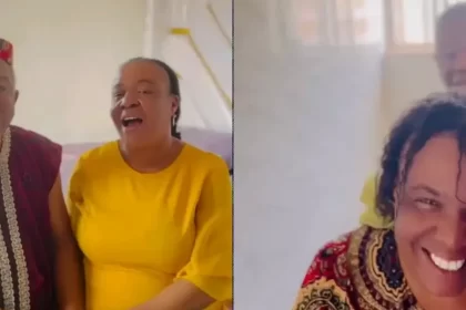Chiwetalu Agu Offers Marriage Advice As He Washes His Wife’s Hair [Video]