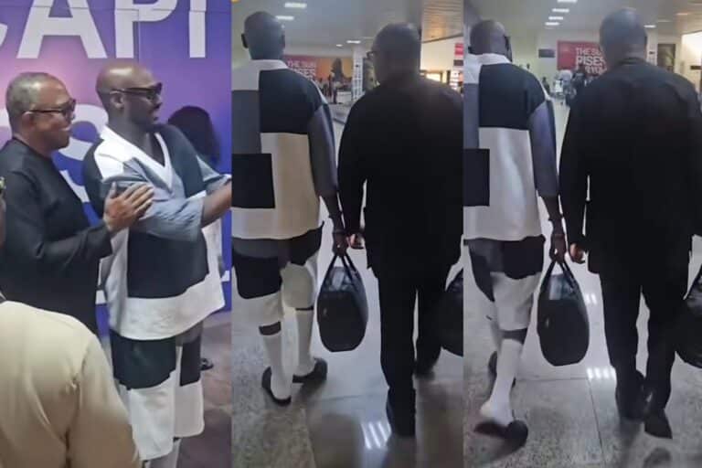 What I Discussed With Peter Obi After Meeting Him At Airport - 2face Idibia [Video]
