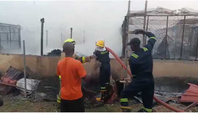 Fire Destroys Market At Trademore Estate In Abuja [Photos]