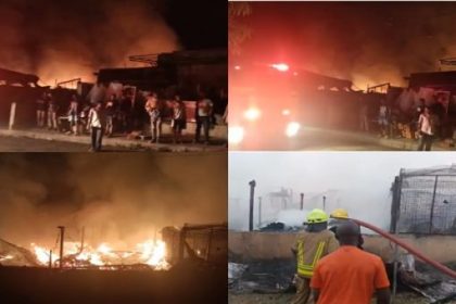 Fire Destroys Market At Trademore Estate In Abuja [Photos]