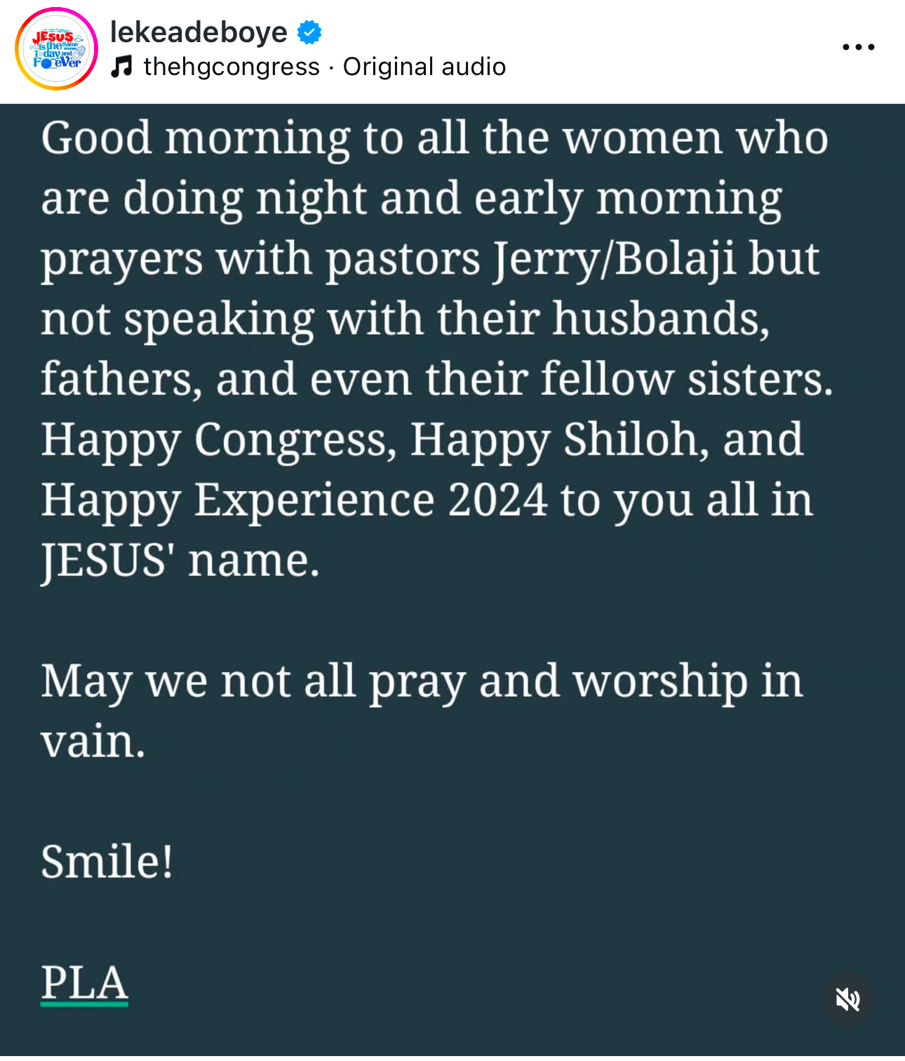 "Don’t Pray In Vain, Reconcile With Your Husbands" - Pastor Leke Adeboye Tells Women 6 "Don’t Pray In Vain, Reconcile With Your Husbands" - Pastor Leke Adeboye Tells Women