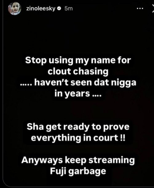 Zinoleesky Threatens To Sue Lil Smart For Accusing Him Of Kidnap And Assault 2 Zinoleesky Threatens To Sue Lil Smart For Accusing Him Of Kidnap And Assault