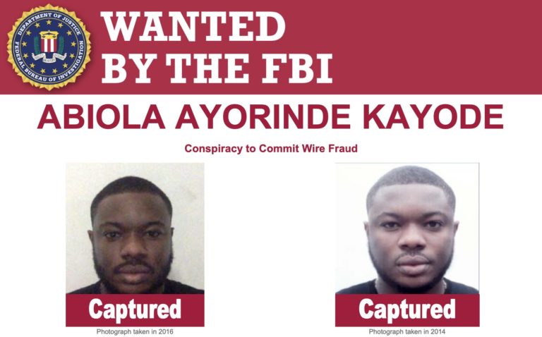 FBI Extradites Nigerian Fraudster, Abiola Kayode From Ghana To US Over Alleged $6m Fraud