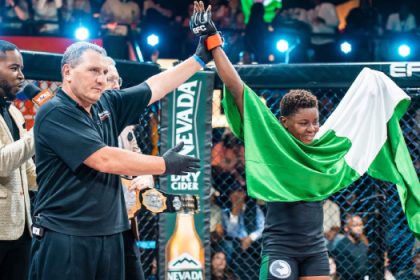 Nigerian Police Woman, Juliet Chukwu Wins Bantamweight Championship In South Africa