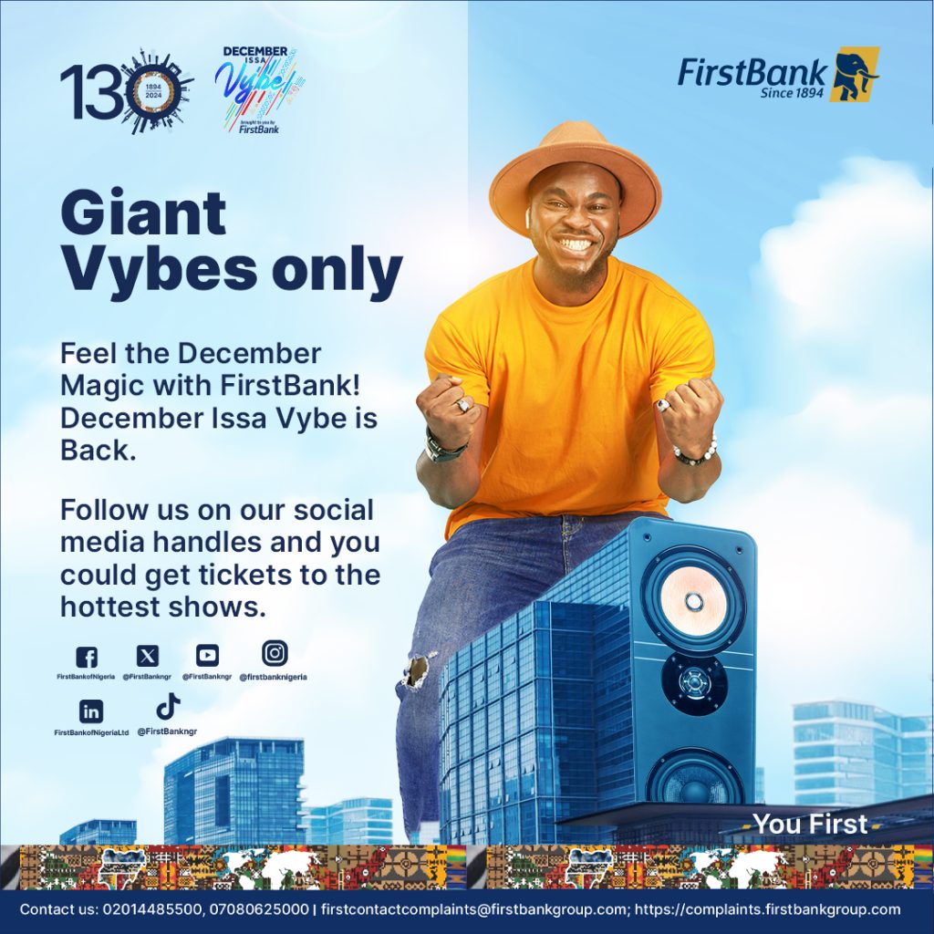 #DecemberIssaVybe: FirstBank Ushers in Festive Cheer with Kenny Blaq’s ‘Reckless’ Musicomedy Festival 5 #DecemberIssaVybe: FirstBank Ushers in Festive Cheer with Kenny Blaq’s ‘Reckless’ Musicomedy Festival