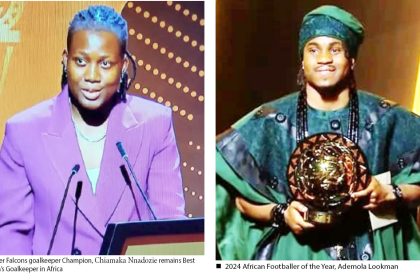 Lookman Wins CAF Player Of The Year Award, Nnadozie Retains Best Goalkeeper