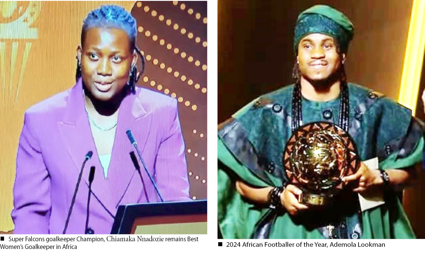 Lookman Wins CAF Player Of The Year Award, Nnadozie Retains Best Goalkeeper