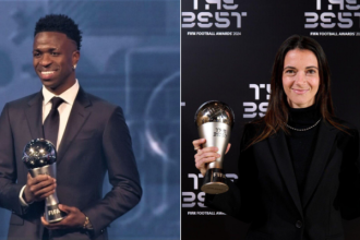 Vinicius Jr Wins FIFA Best Men's Player Award, Aitana Bonmati Claims Women's Honour