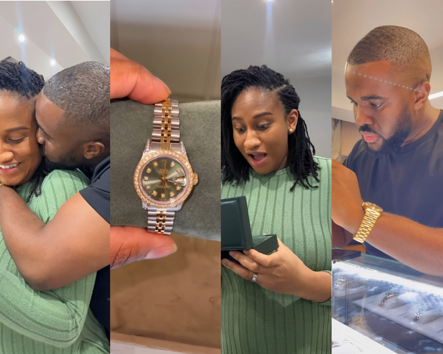 Williams Uchemba Gifts Wife A Rolex Watch After Welcoming Their Second Child [Video]