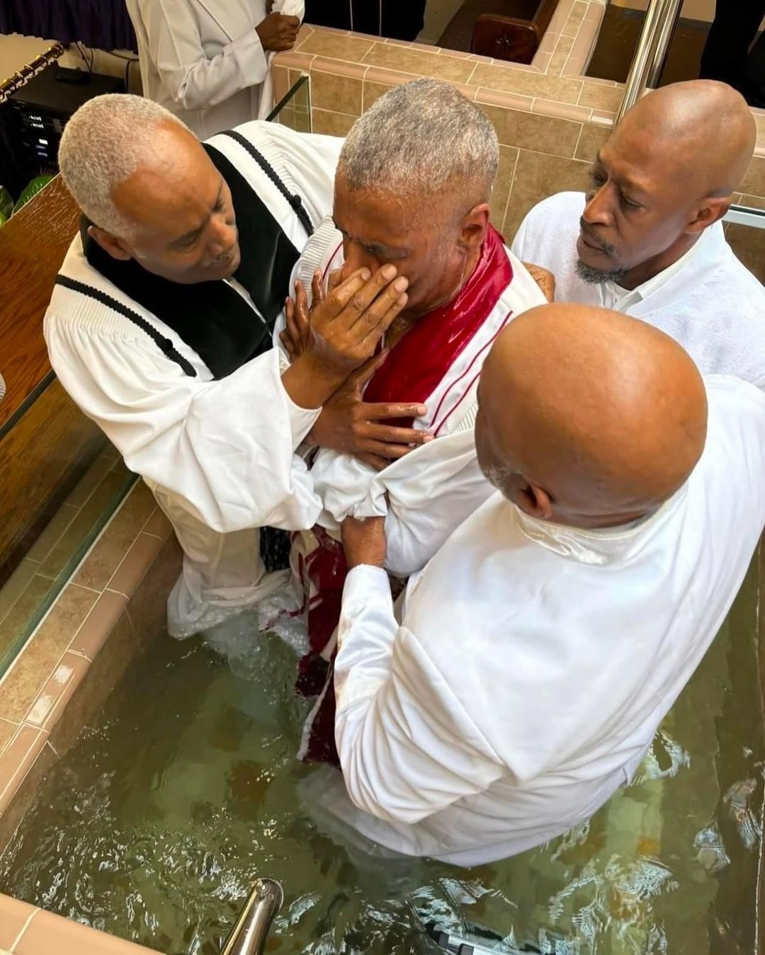 Denzel Washington Gets Baptised, Receives License To Become A Minister [Photos/Video]