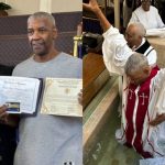 Denzel Washington Gets Baptised, Receives License To Become A Minister [Photos/Video]