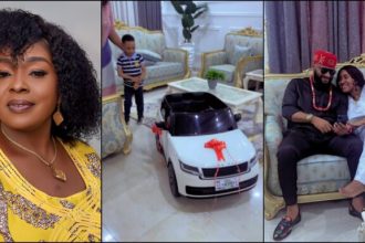 Rita Edochie Throws Subtle Shade At Yul Edochie And Judy Austin Over Son’s Range Rover Gift [Video]