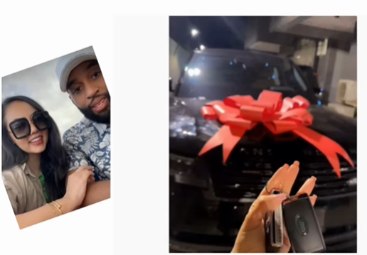 Dilly Umenyiora Surprises Fiancée Anastasia Malandrenia With 2025 Range Rover [Video]