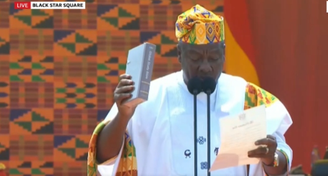 John Mahama Sworn In As Ghana’s New President [Photos]