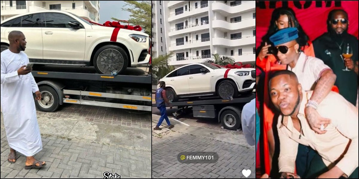 Wizkid Gifts His Personal Assistant, Femmy A Brand-New Mercedes Benz SUV [Video]