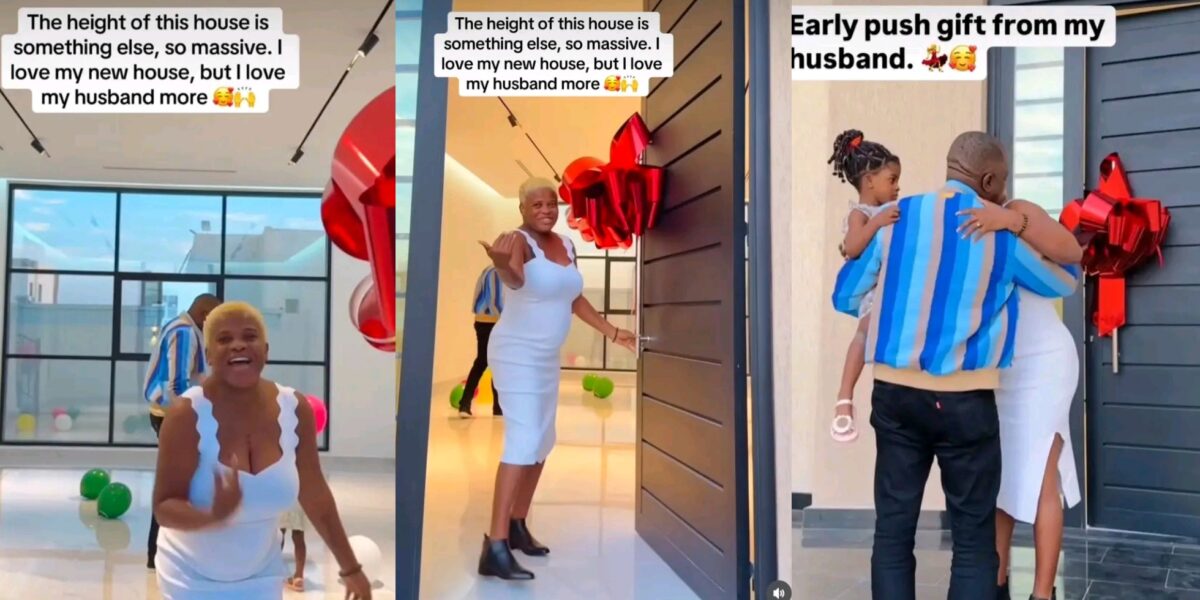 Angela Nwosu Surprised With A New Mansion By Her Husband As Push Gist [Video]