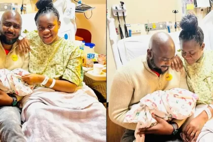 Actress Olayinka Solomon Welcomes Baby Boy With Husband, Olasunkanmi Mabinuori