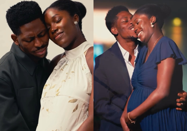 Gospel Singer, Moses Bliss Welcomes First Child With His Wife, Marie Wiseborn [Photos]