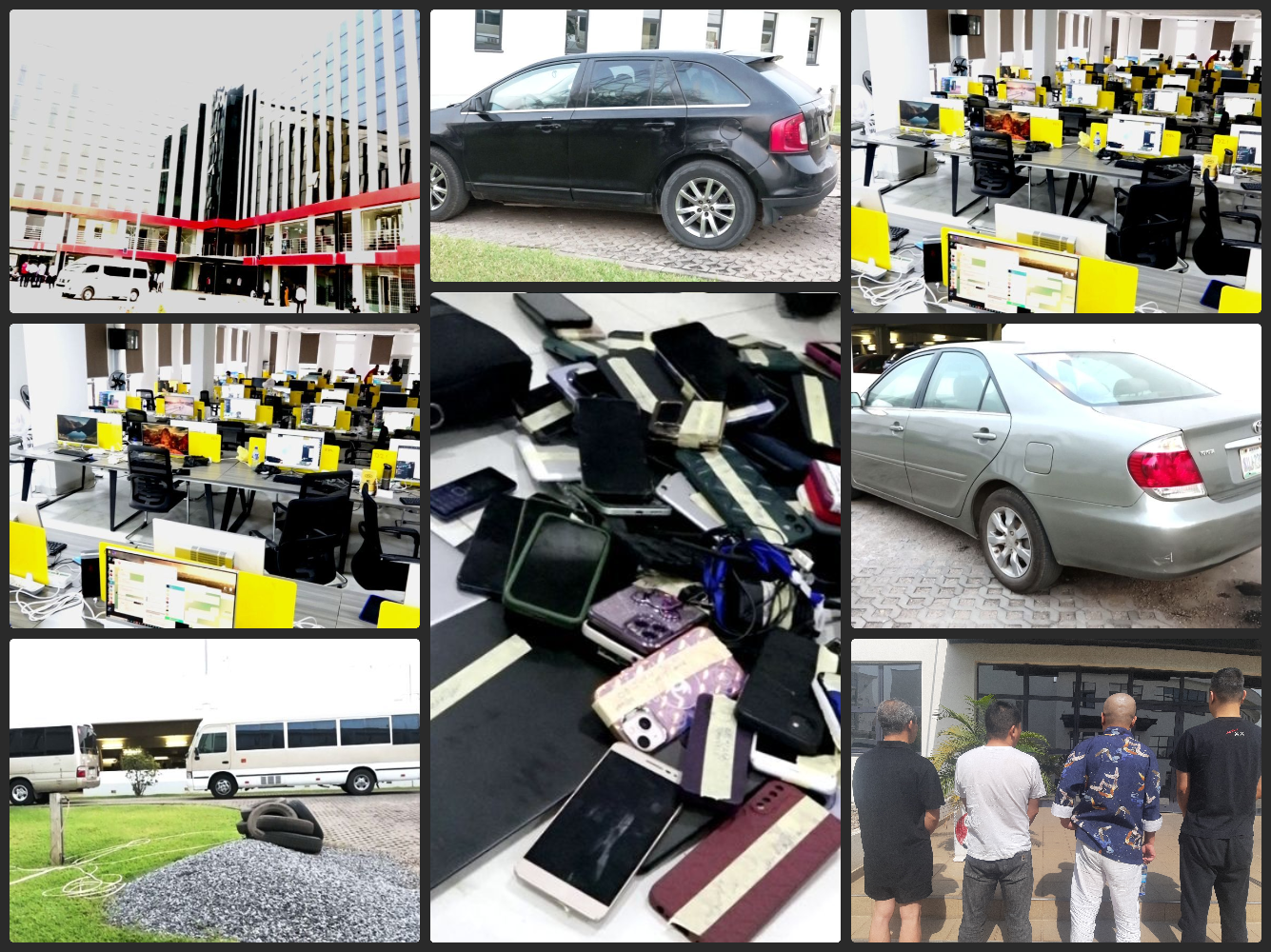 EFCC Arrests Four Chinese Nationals, 101 Nigerians For Alleged Internet Fraud