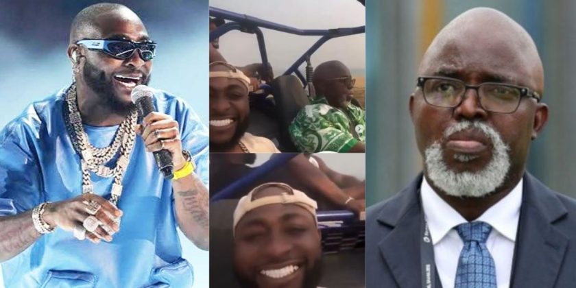 Davido Seen Having Fun With Amaju Pinnick Years After Their Public Fallout [Video]