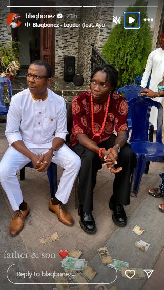Blaqbonez Reunites With Father Who Abandoned Him At Birth